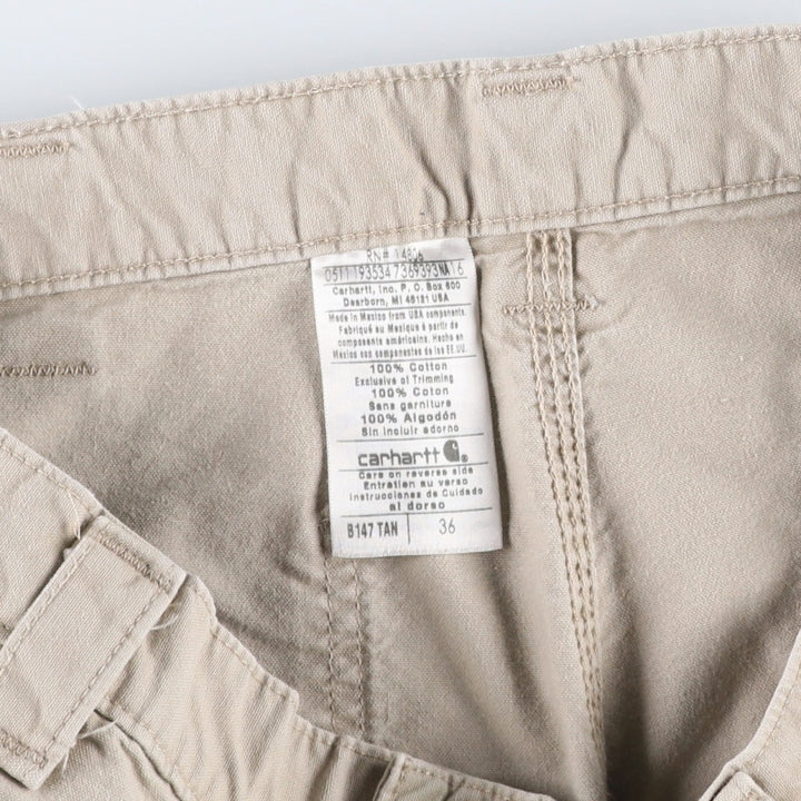 Carhartt Duck Painter Shorts, Men's, W36 equivalent cotton Beige type Vintage Second Hand