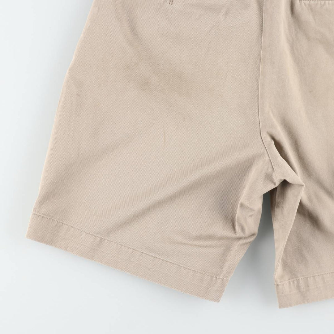 Ralph Lauren POLO by Ralph Lauren Chino Shorts Short Pants Men's W32 equivalent cotton Beige type Vintage Second Hand