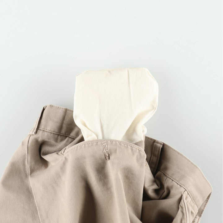 Ralph Lauren POLO by Ralph Lauren Chino Shorts Short Pants Men's W32 equivalent cotton Beige type Vintage Second Hand