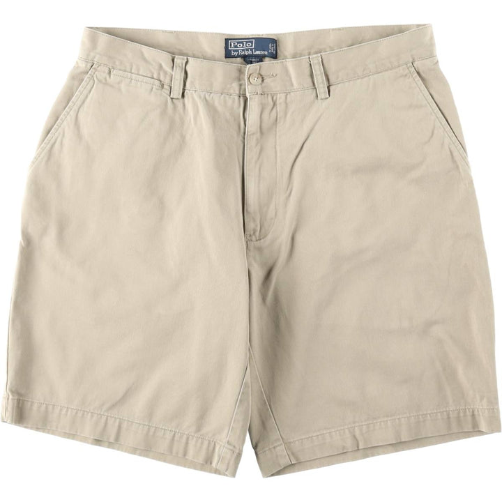 Ralph Lauren POLO by Ralph Lauren PROSPECT SHORT Chino Shorts, Men's W35 equivalent. cotton Beige type Vintage Second Hand