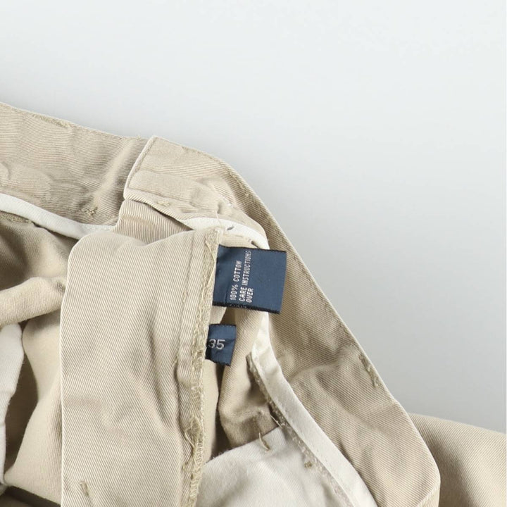 Ralph Lauren POLO by Ralph Lauren PROSPECT SHORT Chino Shorts, Men's W35 equivalent. cotton Beige type Vintage Second Hand