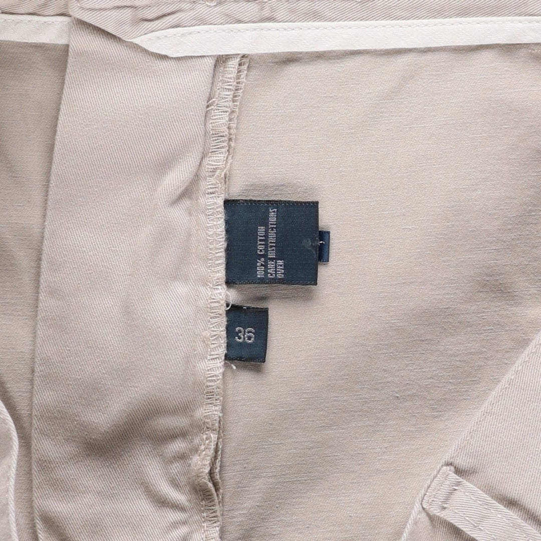 Ralph Lauren POLO by Ralph Lauren TYLER SHORT Two-pleat chino shorts, short pants, men's w35 equivalent cotton Beige type Vintage Second Hand