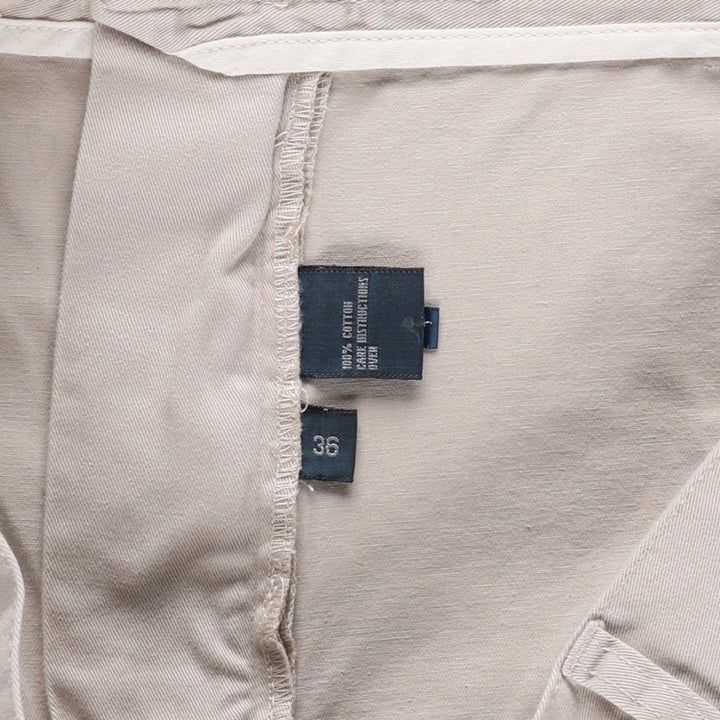 Ralph Lauren POLO by Ralph Lauren TYLER SHORT Two-pleat chino shorts, short pants, men's w35 equivalent cotton Beige type Vintage Second Hand