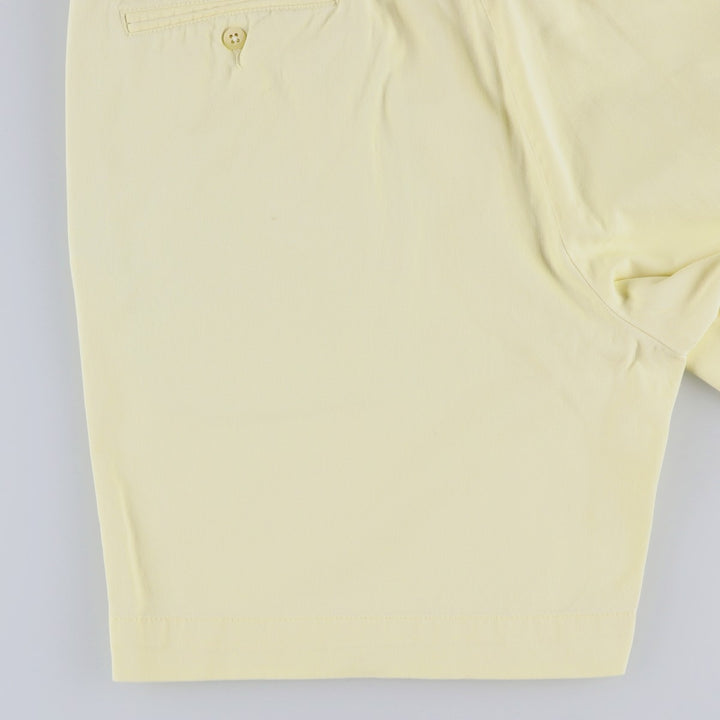 Ralph Lauren POLO by Ralph Lauren Chino Shorts Shorts Men's W34 equivalent cotton yellow type Vintage Second Hand