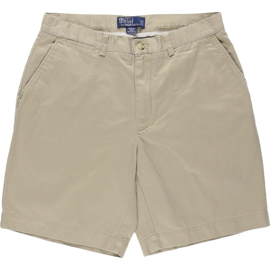 Ralph Lauren POLO by Ralph Lauren PROSPECT SHORT Chino shorts Short pants Men's W34 equivalent cotton Beige type Vintage Second Hand