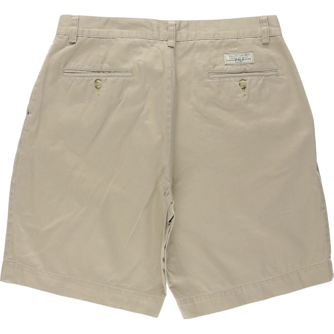Ralph Lauren POLO by Ralph Lauren PROSPECT SHORT Chino shorts Short pants Men's W34 equivalent cotton Beige type Vintage Second Hand