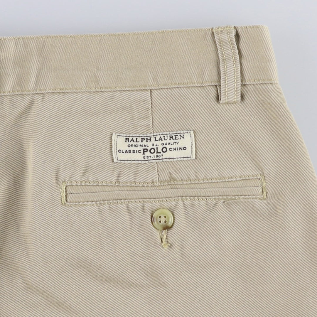 Ralph Lauren POLO by Ralph Lauren PROSPECT SHORT Chino shorts Short pants Men's W34 equivalent cotton Beige type Vintage Second Hand