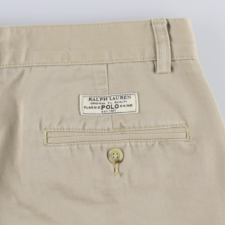 Ralph Lauren POLO by Ralph Lauren PROSPECT SHORT Chino shorts Short pants Men's W34 equivalent cotton Beige type Vintage Second Hand