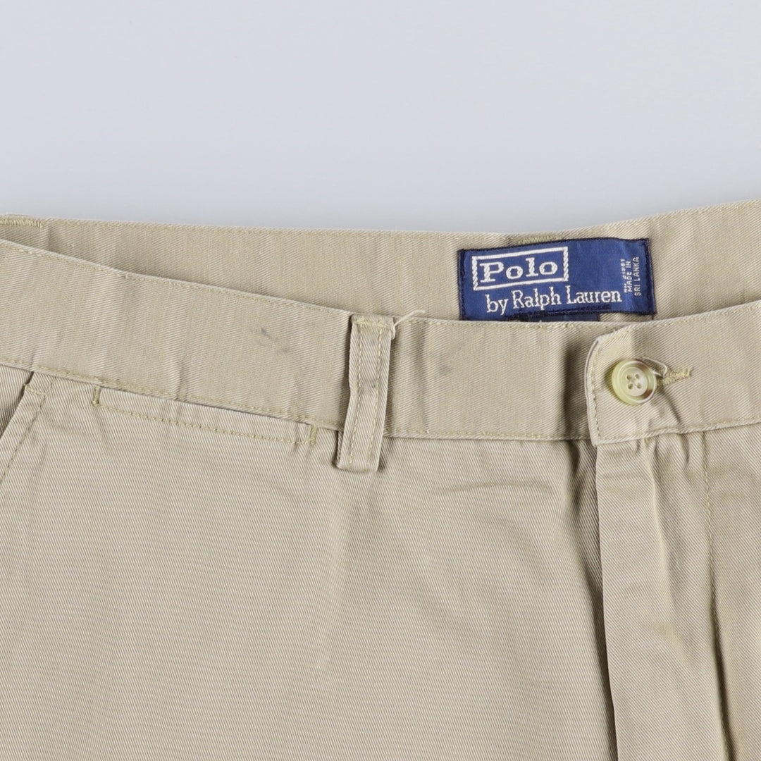 Ralph Lauren POLO by Ralph Lauren PROSPECT SHORT Chino shorts Short pants Men's W34 equivalent cotton Beige type Vintage Second Hand