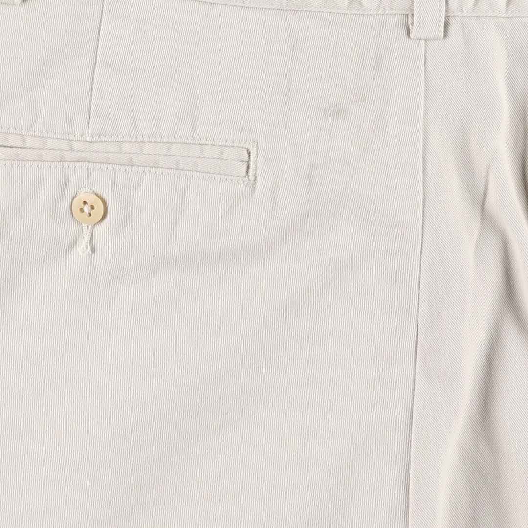 Ralph Lauren Polo Ralph Lauren Two-pleat Chino Shorts, Men's Size W31 cotton Beige type Vintage Second Hand