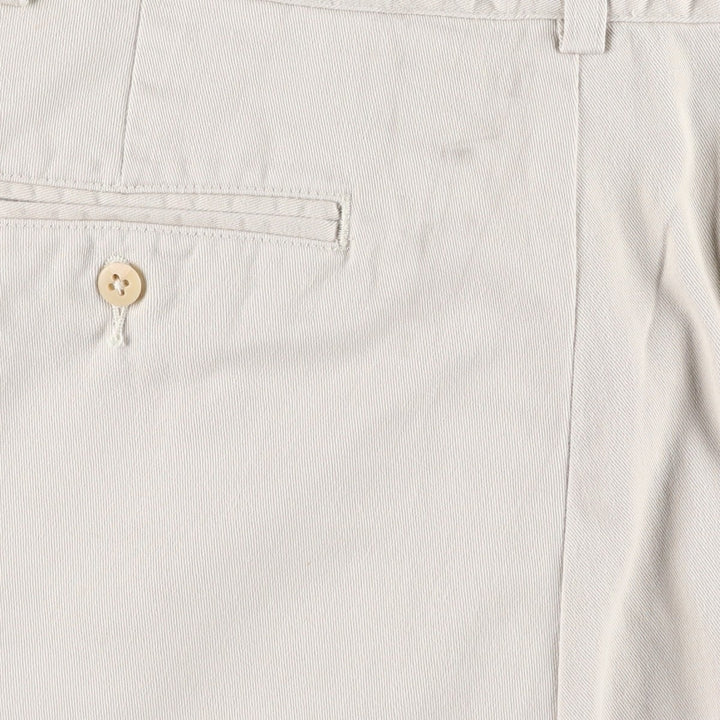 Ralph Lauren Polo Ralph Lauren Two-pleat Chino Shorts, Men's Size W31 cotton Beige type Vintage Second Hand