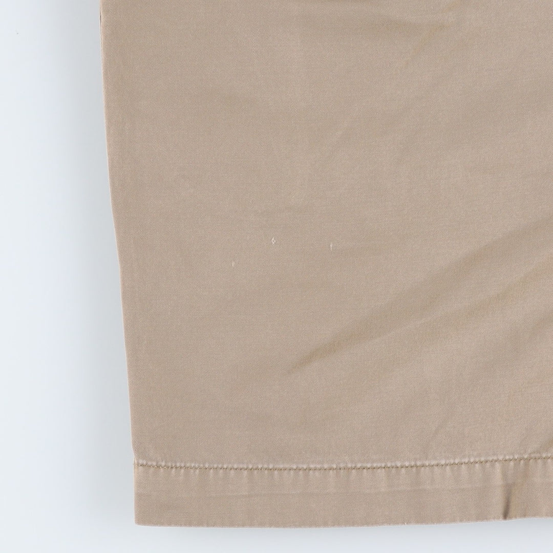 Ralph Lauren POLO by Ralph Lauren TYLER SHORT Two-pleat chino shorts, short pants, men's size W33 cotton Beige type Vintage Second Hand