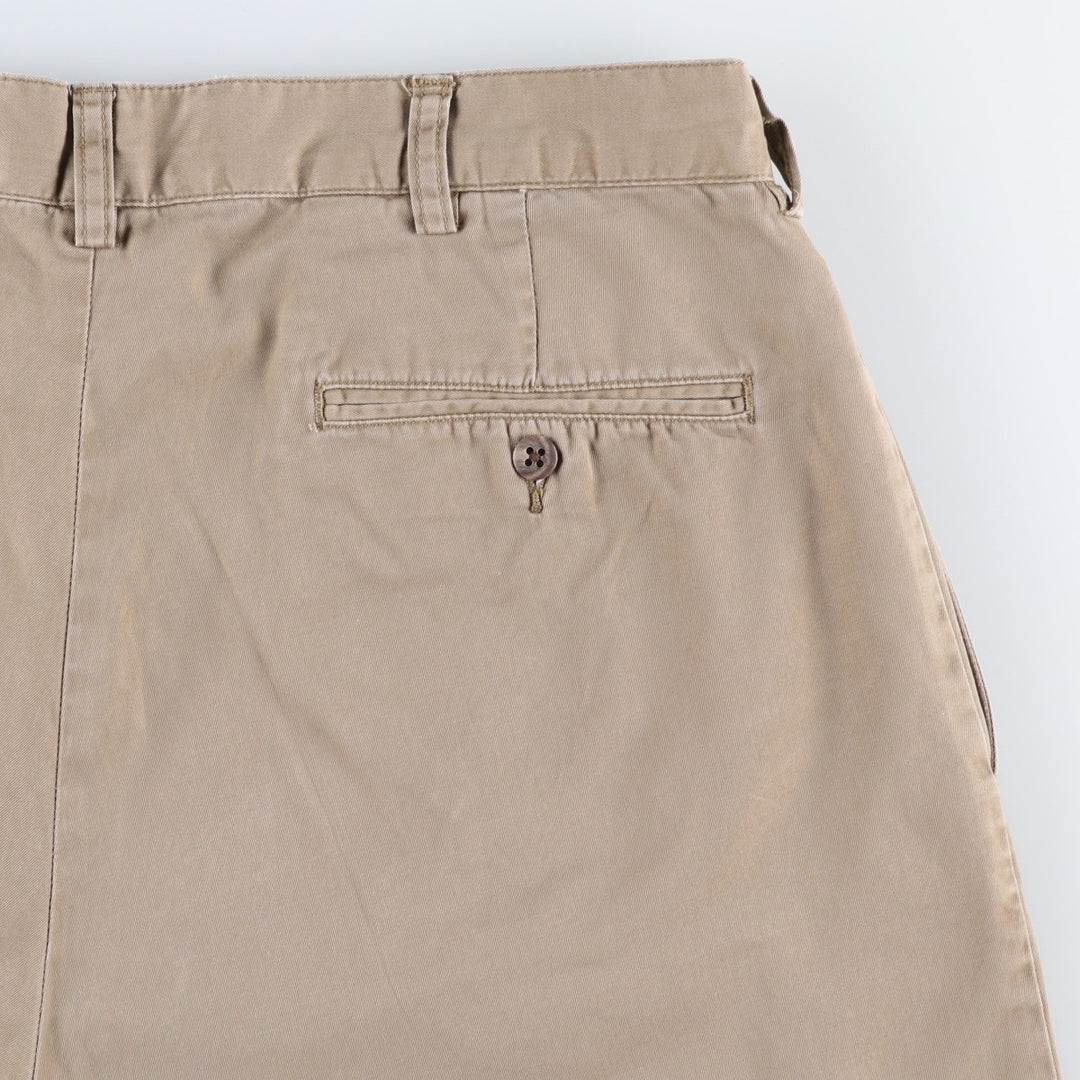 Ralph Lauren POLO by Ralph Lauren TYLER SHORT Two-pleat chino shorts, short pants, men's size W33 cotton Beige type Vintage Second Hand