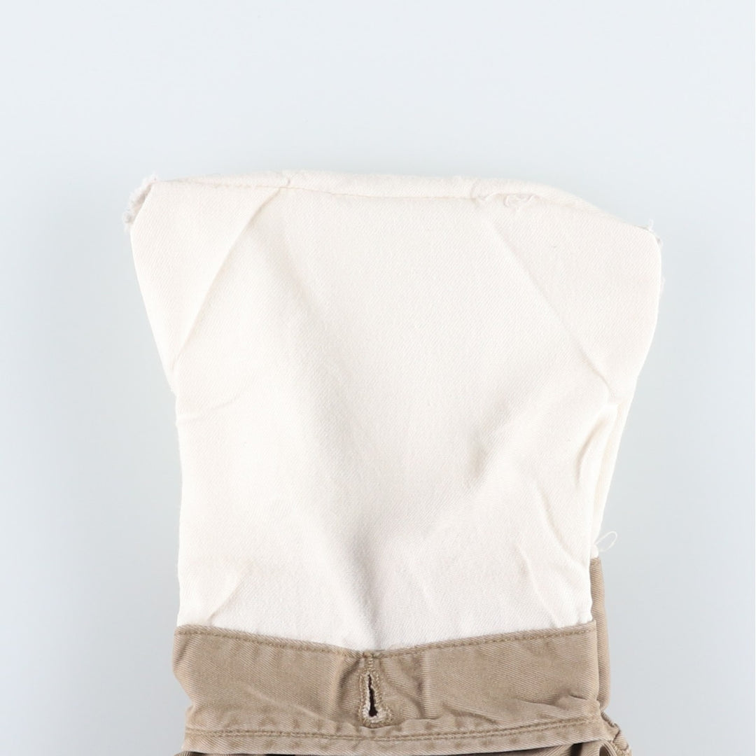 Ralph Lauren POLO by Ralph Lauren TYLER SHORT Two-pleat chino shorts, short pants, men's size W33 cotton Beige type Vintage Second Hand
