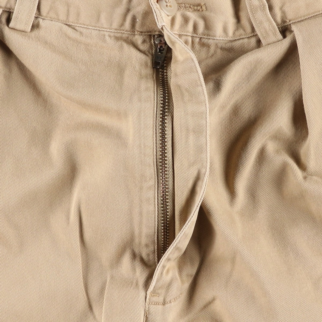 Ralph Lauren POLO by Ralph Lauren TYLER SHORT Two-pleat chino shorts, short pants, men's size w31 cotton Beige type Vintage Second Hand