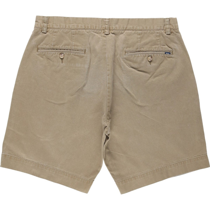 Ralph Lauren POLO RALPH LAUREN CLASSIC FIT 9" Chino Shorts (Men's size W34 equivalent) cotton Beige type Vintage Second Hand