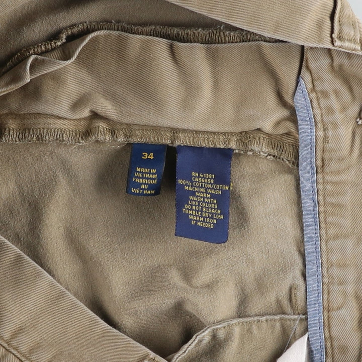 Ralph Lauren POLO RALPH LAUREN CLASSIC FIT 9" Chino Shorts (Men's size W34 equivalent) cotton Beige type Vintage Second Hand