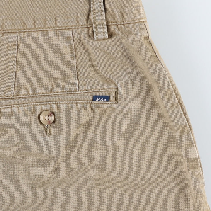Ralph Lauren POLO RALPH LAUREN CLASSIC FIT 9" Chino Shorts (Men's size W34 equivalent) cotton Beige type Vintage Second Hand