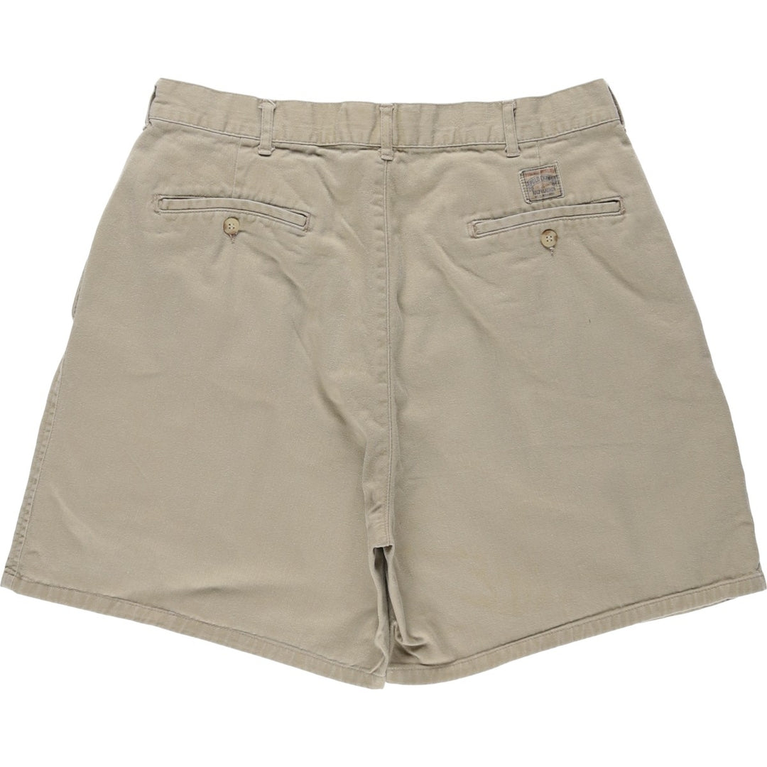 Ralph Lauren POLO by Ralph Lauren Two-pleat Chino Shorts Shorts Men's W32 equivalent cotton Beige type Vintage Second Hand