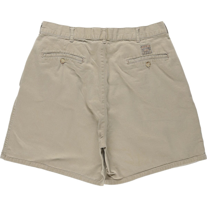 Ralph Lauren POLO by Ralph Lauren Two-pleat Chino Shorts Shorts Men's W32 equivalent cotton Beige type Vintage Second Hand