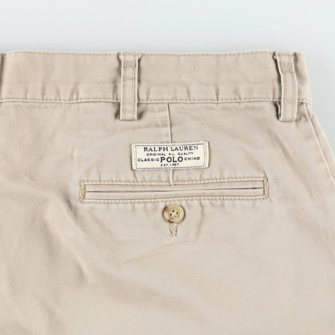 Ralph Lauren POLO by Ralph Lauren PROSPECT SHORT Chino shorts Short pants Men's w36 equivalent cotton Beige type Vintage Second Hand