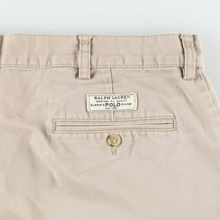 Ralph Lauren POLO by Ralph Lauren PROSPECT SHORT Chino shorts Short pants Men's w36 equivalent cotton Beige type Vintage Second Hand