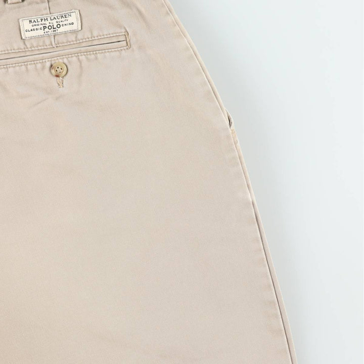 Ralph Lauren POLO by Ralph Lauren PROSPECT SHORT Chino shorts Short pants Men's w36 equivalent cotton Beige type Vintage Second Hand