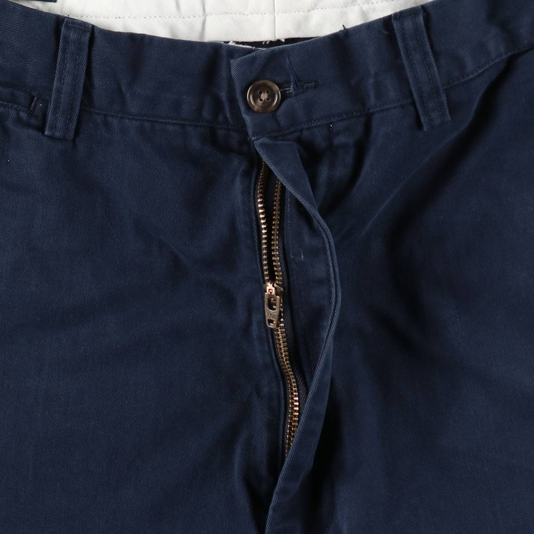 Ralph Lauren POLO RALPH LAUREN Chino Shorts, Half Pants, Men's, W37 equivalent cotton navy blue type Vintage Second Hand