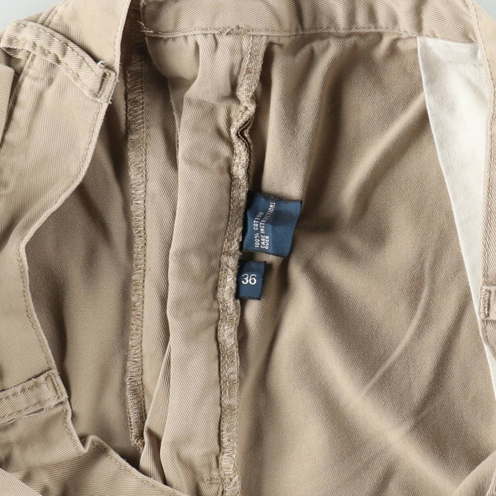 Ralph Lauren POLO by Ralph Lauren TYLER SHORT Two-pleat chino shorts, short pants, men's w35 equivalent cotton Beige type Vintage Second Hand