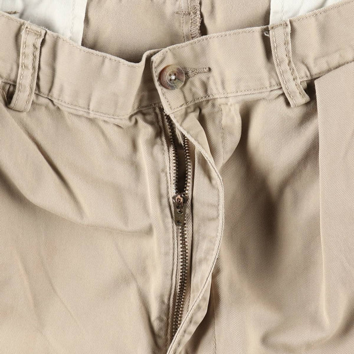 Ralph Lauren POLO by Ralph Lauren TYLER SHORT Two-pleat chino shorts, short pants, men's w35 equivalent cotton Beige type Vintage Second Hand