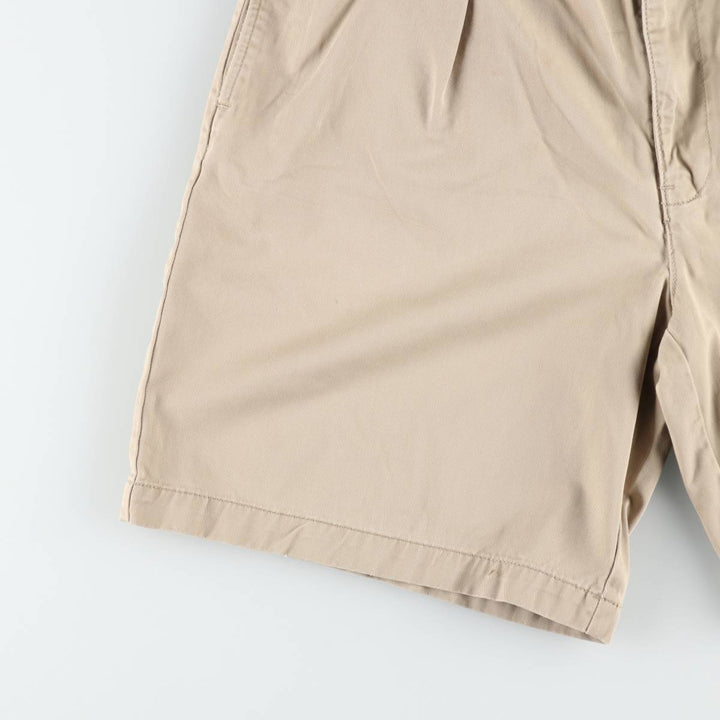 Ralph Lauren POLO by Ralph Lauren TYLER SHORT Two-pleat chino shorts, short pants, men's w35 equivalent cotton Beige type Vintage Second Hand