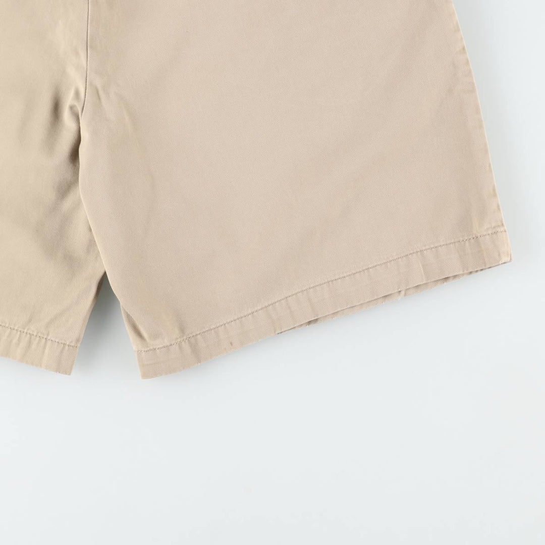 Ralph Lauren POLO by Ralph Lauren TYLER SHORT Two-pleat chino shorts, short pants, men's w35 equivalent cotton Beige type Vintage Second Hand