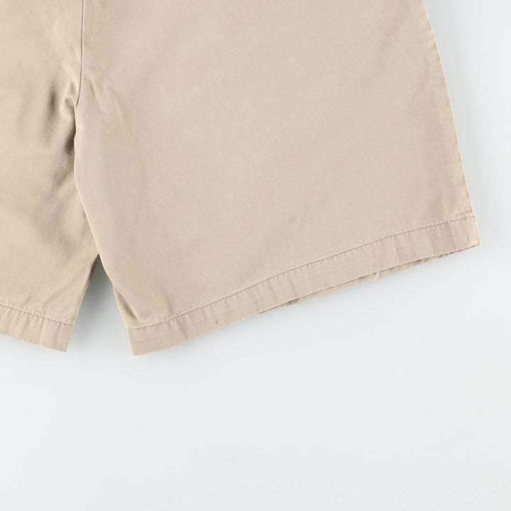 Ralph Lauren POLO by Ralph Lauren TYLER SHORT Two-pleat chino shorts, short pants, men's w35 equivalent cotton Beige type Vintage Second Hand