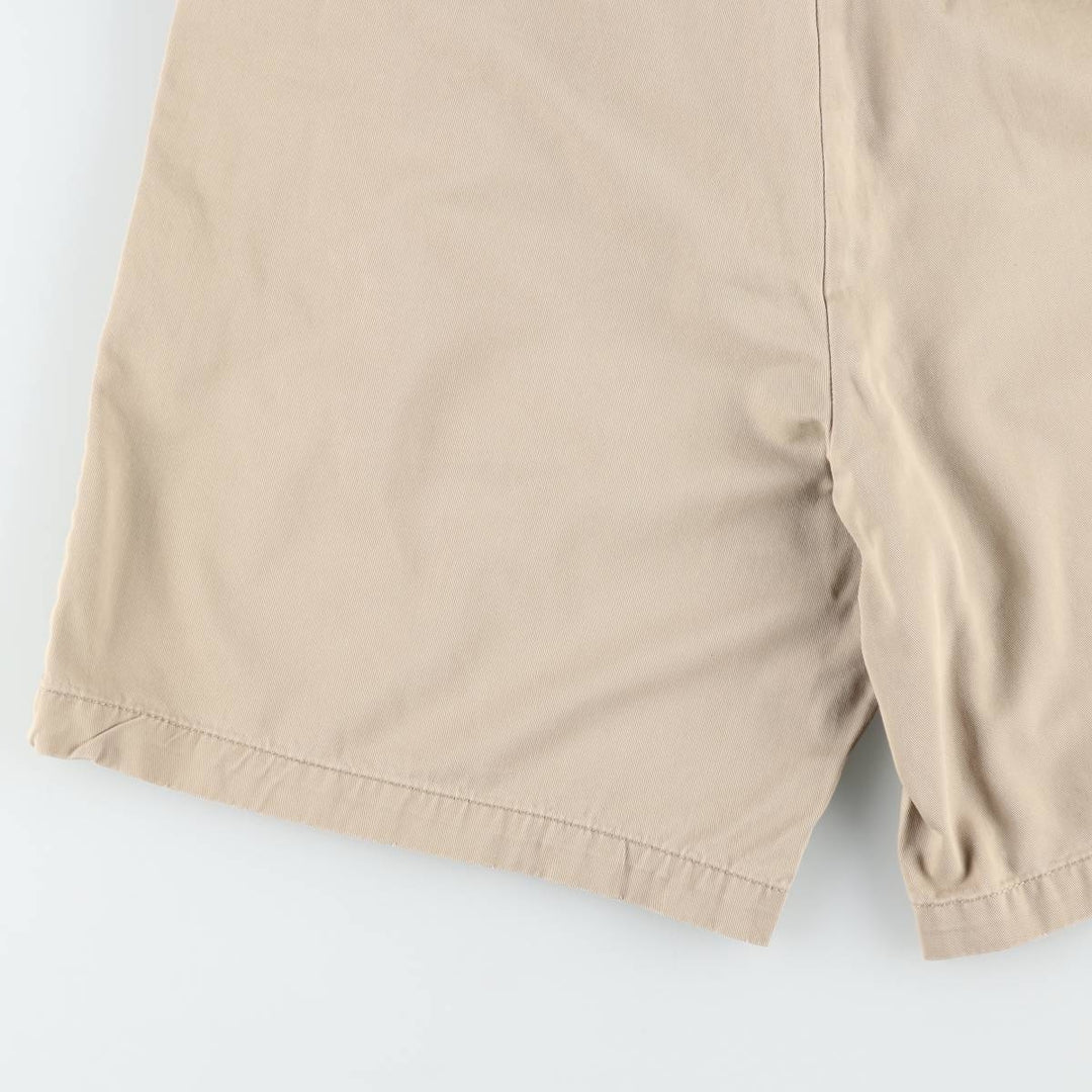 Ralph Lauren POLO by Ralph Lauren TYLER SHORT Two-pleat chino shorts, short pants, men's w35 equivalent cotton Beige type Vintage Second Hand