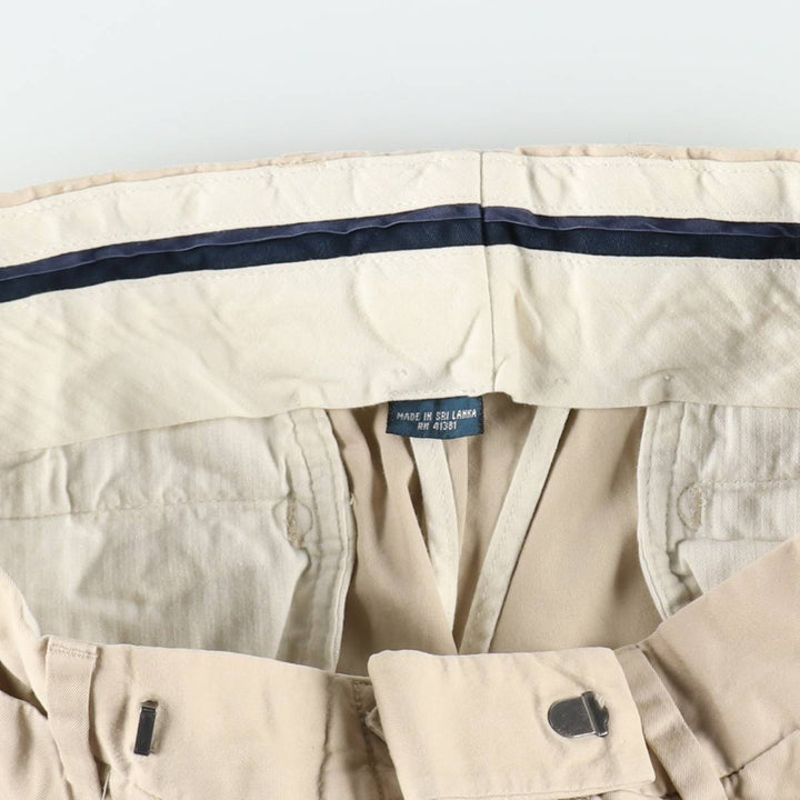 Ralph Lauren POLO by Ralph Lauren Chino Shorts, Half Pants, Men's, W32 equivalent cotton Beige type Vintage Second Hand