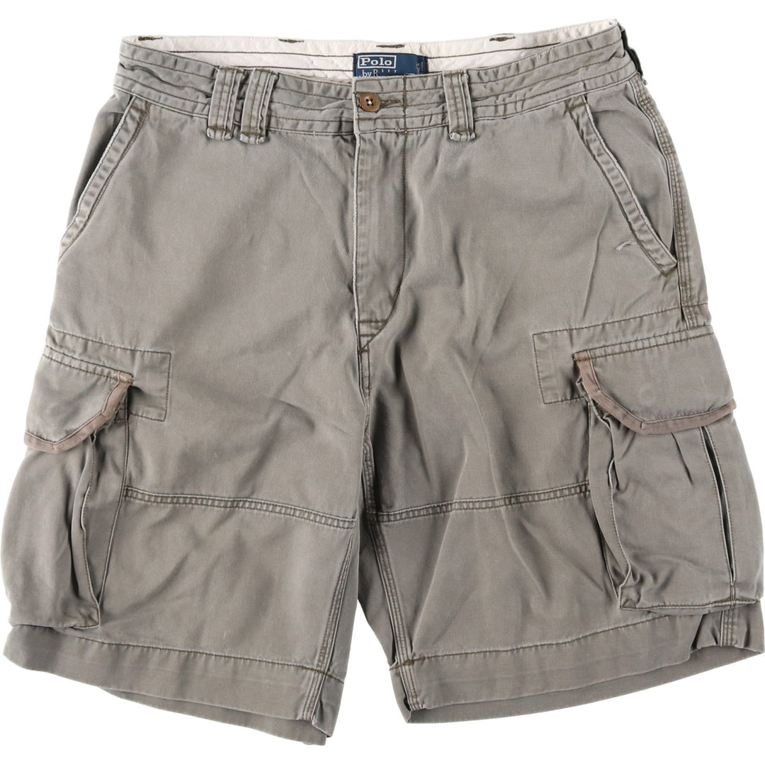 Ralph Lauren POLO by Ralph Lauren cargo shorts, short pants, men's w35 equivalent cotton gray type Vintage Second Hand
