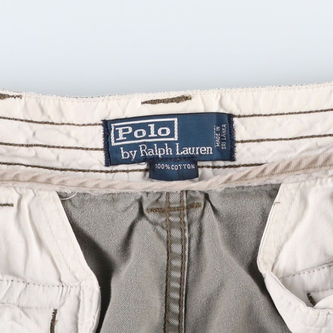 Ralph Lauren POLO by Ralph Lauren cargo shorts, short pants, men's w35 equivalent cotton gray type Vintage Second Hand