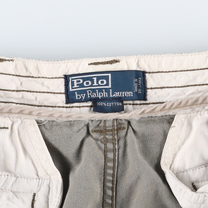 Ralph Lauren POLO by Ralph Lauren cargo shorts, short pants, men's w35 equivalent cotton gray type Vintage Second Hand
