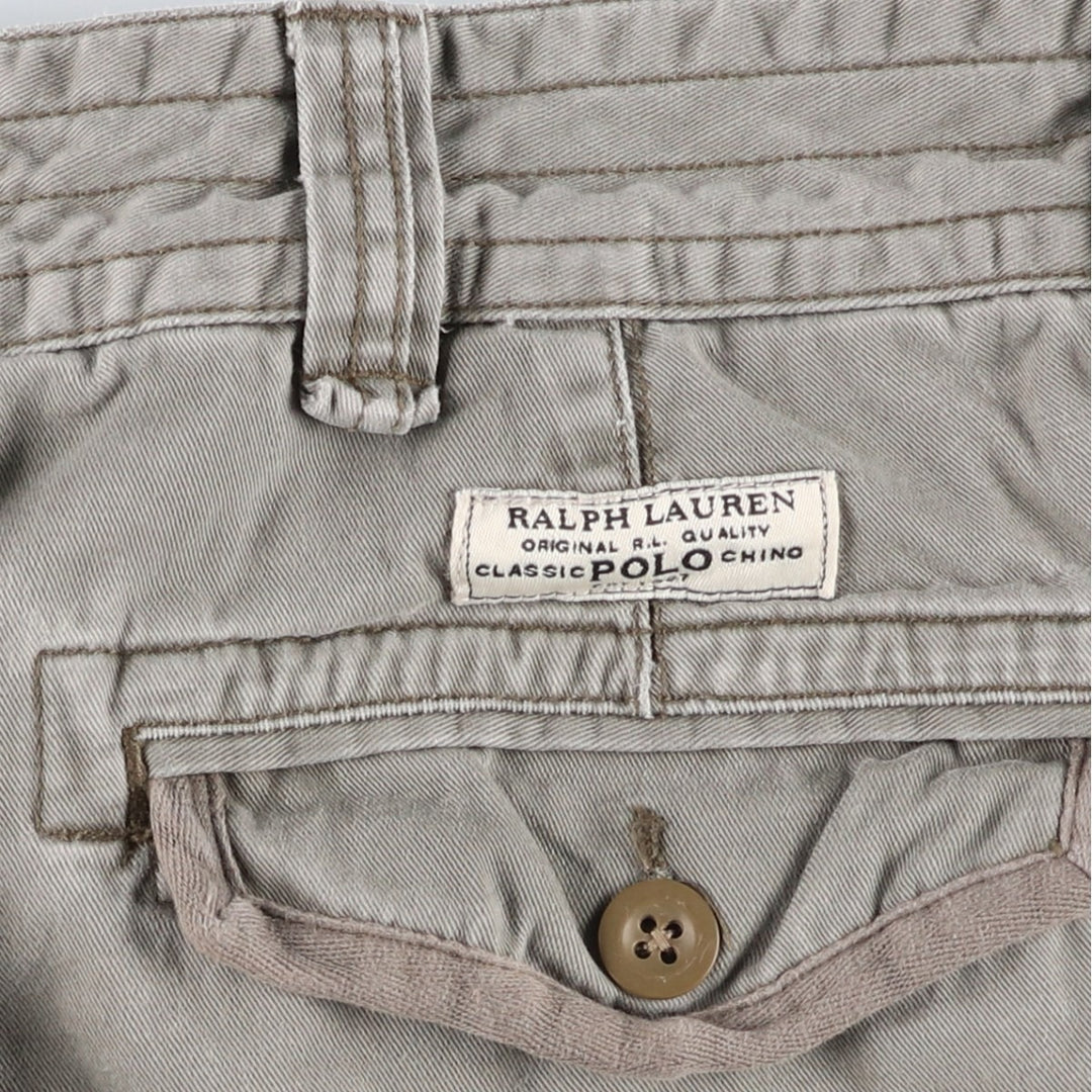 Ralph Lauren POLO by Ralph Lauren cargo shorts, short pants, men's w35 equivalent cotton gray type Vintage Second Hand