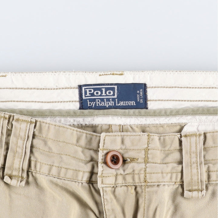 Ralph Lauren POLO by Ralph Lauren cargo shorts, half pants, men's w37 equivalent cotton Beige type Vintage Second Hand