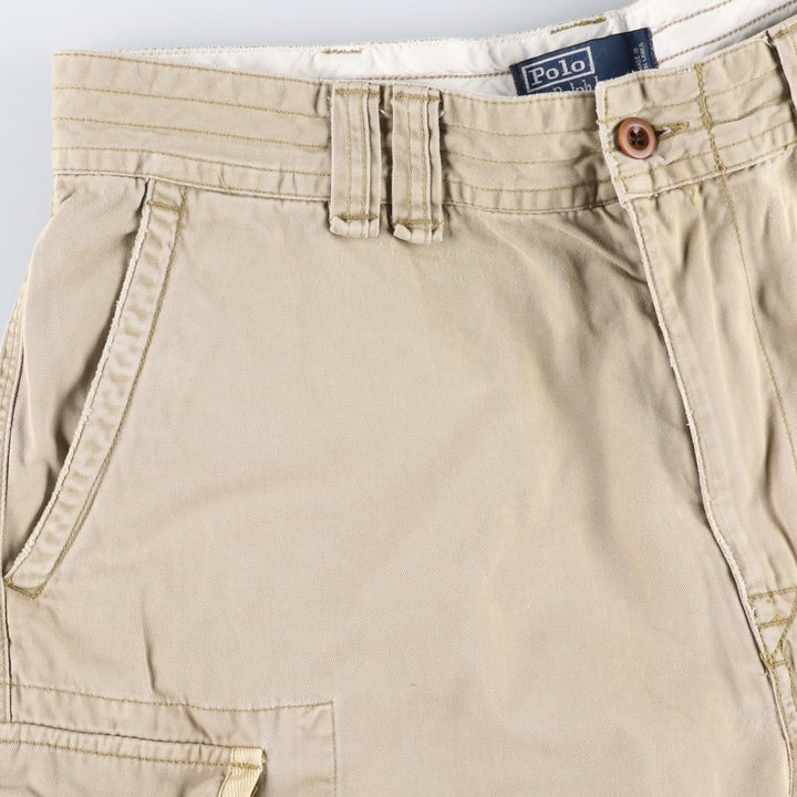 Ralph Lauren POLO by Ralph Lauren cargo shorts, half pants, men's w37 equivalent cotton Beige type Vintage Second Hand