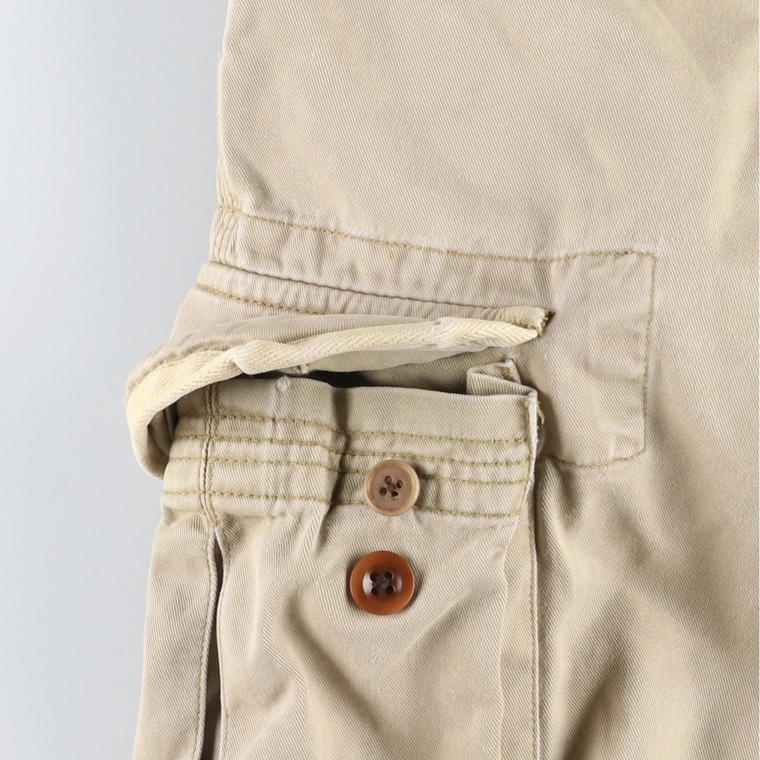 Ralph Lauren POLO by Ralph Lauren cargo shorts, half pants, men's w37 equivalent cotton Beige type Vintage Second Hand