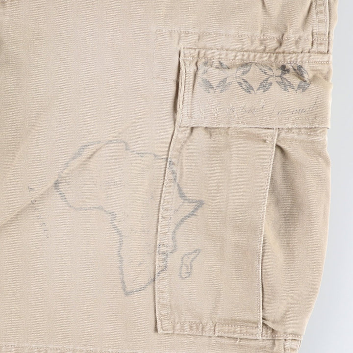 Ralph Lauren POLO by Ralph Lauren Cargo Shorts, Men's Size W35 (approx.), Vintage cotton Beige type Vintage Second Hand