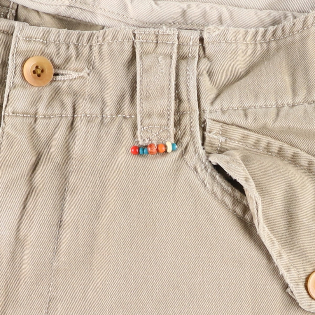 Ralph Lauren POLO by Ralph Lauren Cargo Shorts, Men's Size W35 (approx.), Vintage cotton Beige type Vintage Second Hand