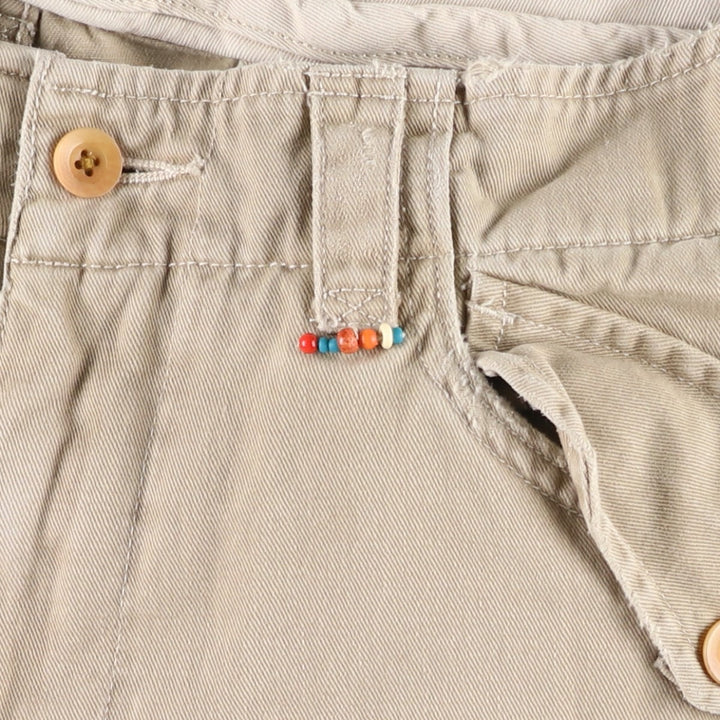 Ralph Lauren POLO by Ralph Lauren Cargo Shorts, Men's Size W35 (approx.), Vintage cotton Beige type Vintage Second Hand