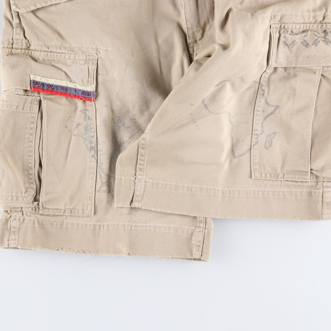 Ralph Lauren POLO by Ralph Lauren Cargo Shorts, Men's Size W35 (approx.), Vintage cotton Beige type Vintage Second Hand