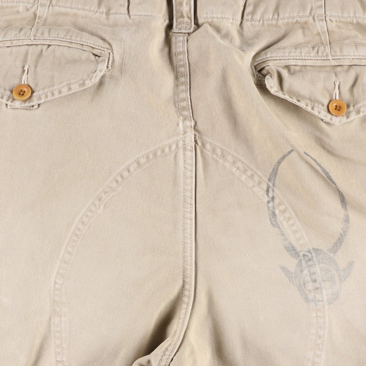 Ralph Lauren POLO by Ralph Lauren Cargo Shorts, Men's Size W35 (approx.), Vintage cotton Beige type Vintage Second Hand