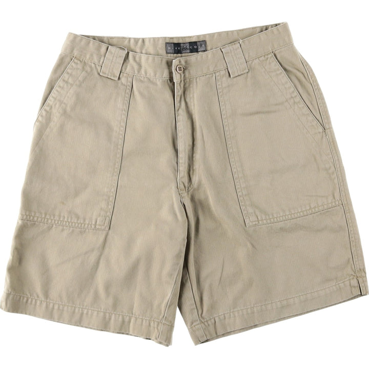90s-00'S Nike Golf Cotton Shorts, Men's Size W32 (approx.), Vintage cotton Beige type Vintage Second Hand