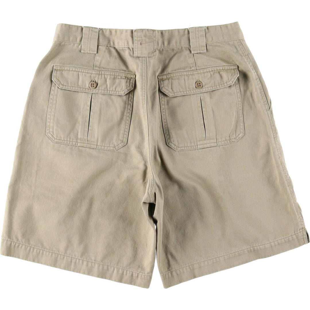 90s-00'S Nike Golf Cotton Shorts, Men's Size W32 (approx.), Vintage cotton Beige type Vintage Second Hand