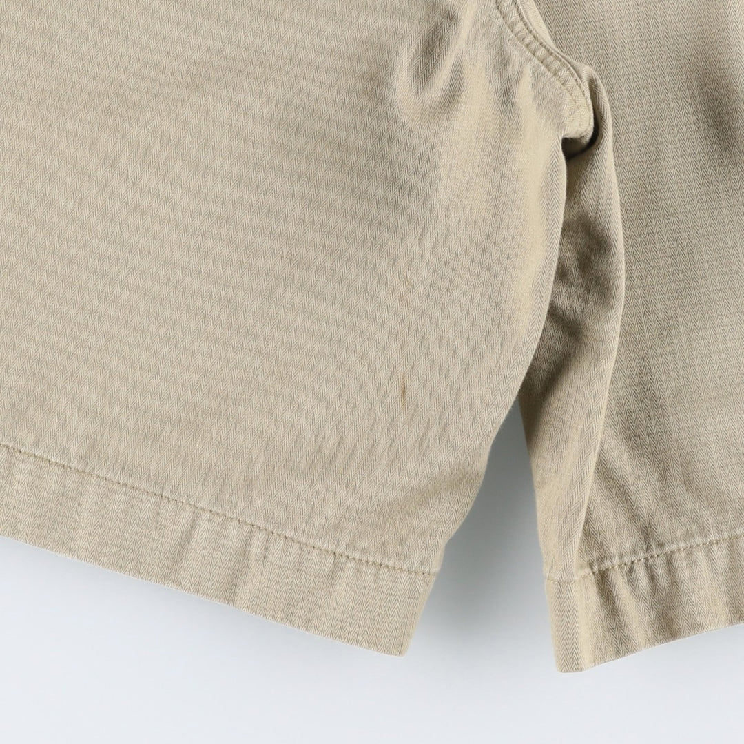 90s-00'S Nike Golf Cotton Shorts, Men's Size W32 (approx.), Vintage cotton Beige type Vintage Second Hand
